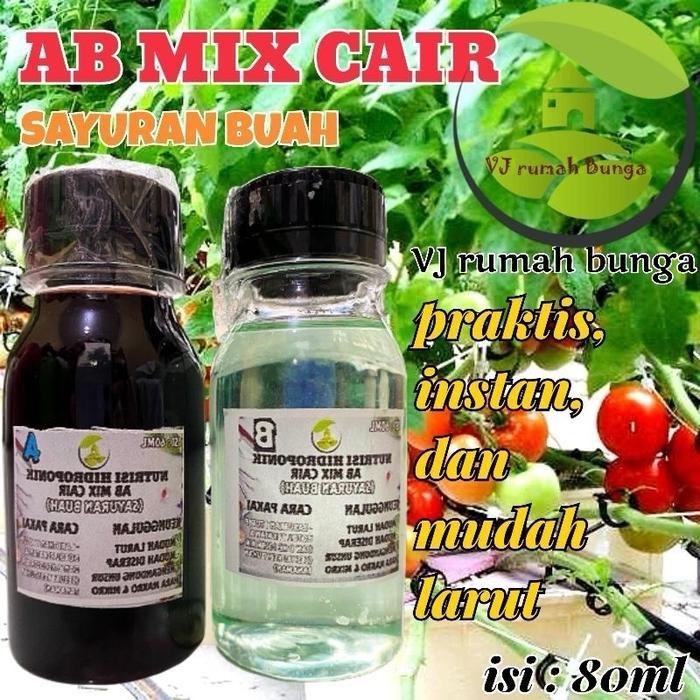 Nutrisi Hidroponik ab mix cair sayuran buah