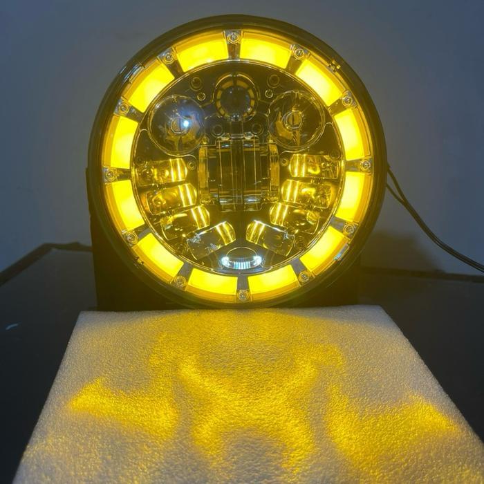 Laris Headlamp Daymaker Original 7 Inch Universal Motor Mobil Lampu Depan Daymaker 7In Original