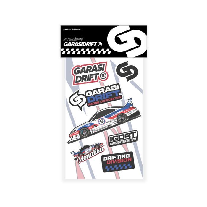 ASLI Garasi Drift Sticker Package Monalisa Tricolor READY STOCK