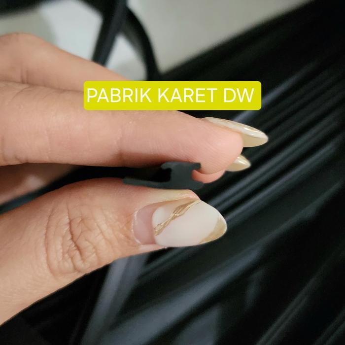 pqdq- 1 Roll 100M Karet Sirip Jendela Alumunium Ykk Grosir