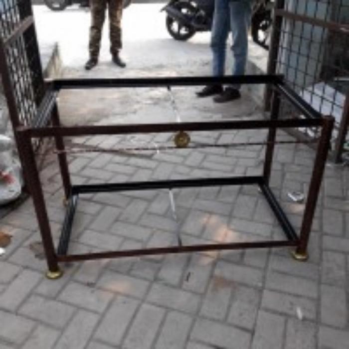 rak aquarium 100x40 tinggi 70 cm besi ulir