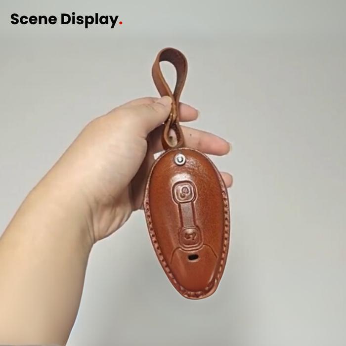 Gantungan Kunci Kulit Motor Vespa Case Kunci Motor Keyless