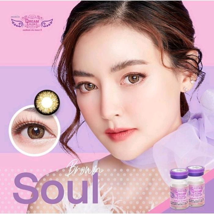 DAYDAY- Softlens Dreamcolor Dc1 Soul Grey/Brown/Blue Eye Contact Lens Lensa