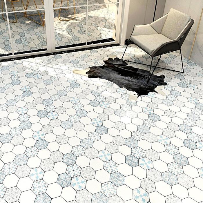 Lantai Pvc Stiker Perekat Diri Stiker Lantai Kamar Mandi Toilet Tahan Air Lantai Stiker Non-Slip