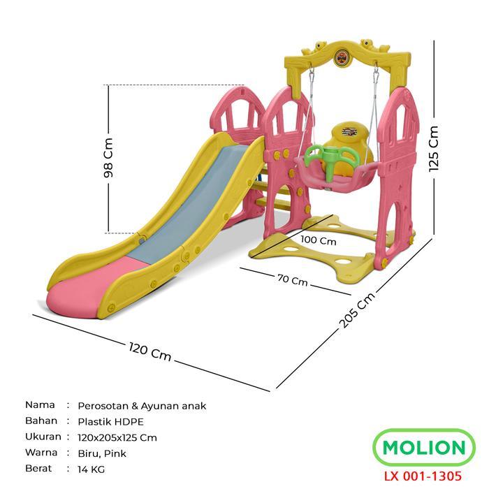 DISKON Mainan Ayunan dan Prosotan Anak Swing Slide Perosotan Ayunan Anak Swing Mainan Plastik