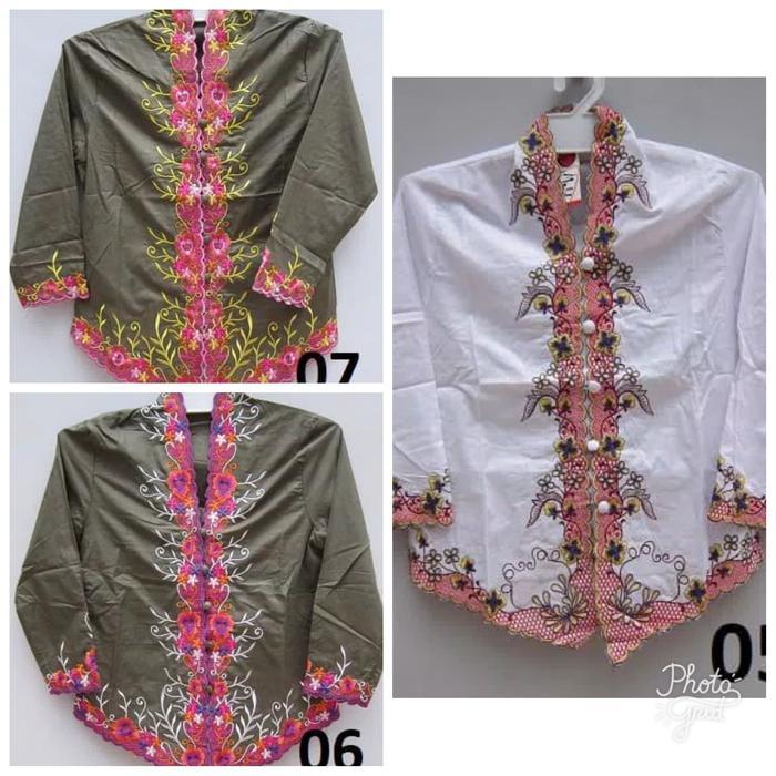 TERLARIS Kebaya Anak Katun/Kebaya Kartini/Kebaya Bordir/Kebaya Putih/ SIZE 3 READY STOCK