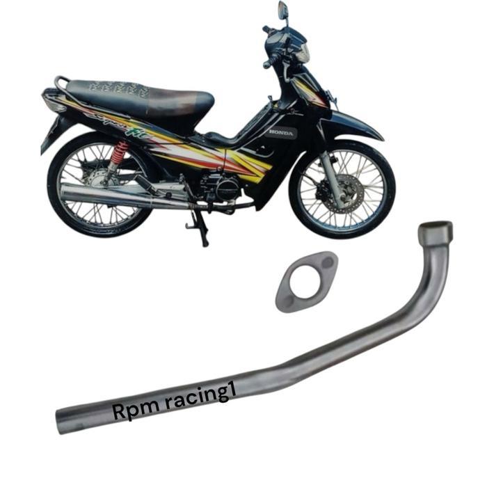 Leheran knalpot standar ori gonda supra fit lama pengganti tang keropos atau bocor