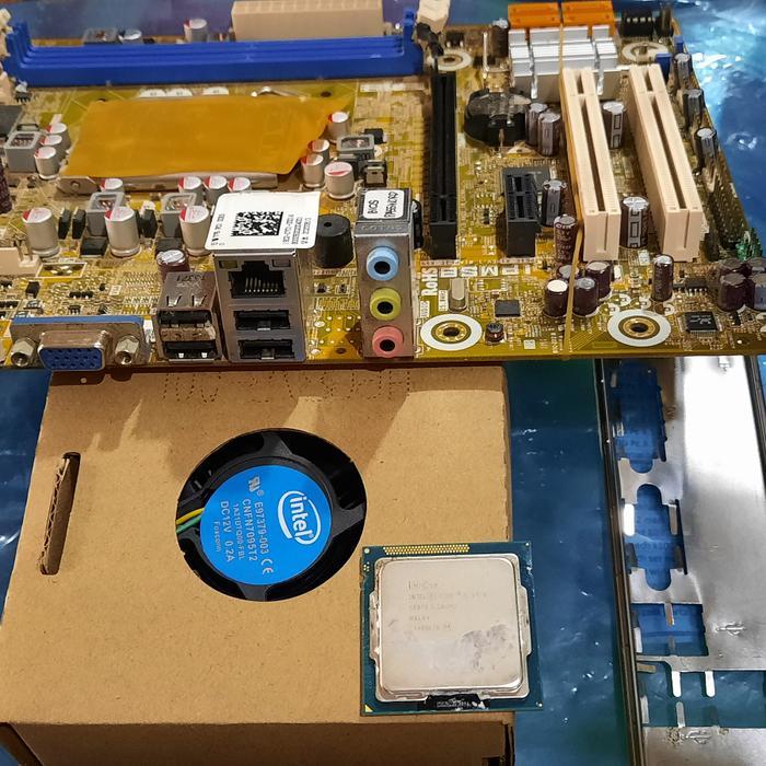 paket H61 processor i5 3470 free headsink