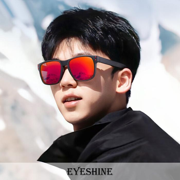 Eyeshine Kacamata Hitam Pria Lensa UV400 Kacamata Sport Cowok Trendy