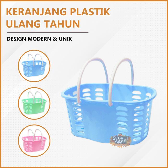 Mini Keranjang Mandi - Keranjang Plastik Serbaguna / Keranjang Parcel