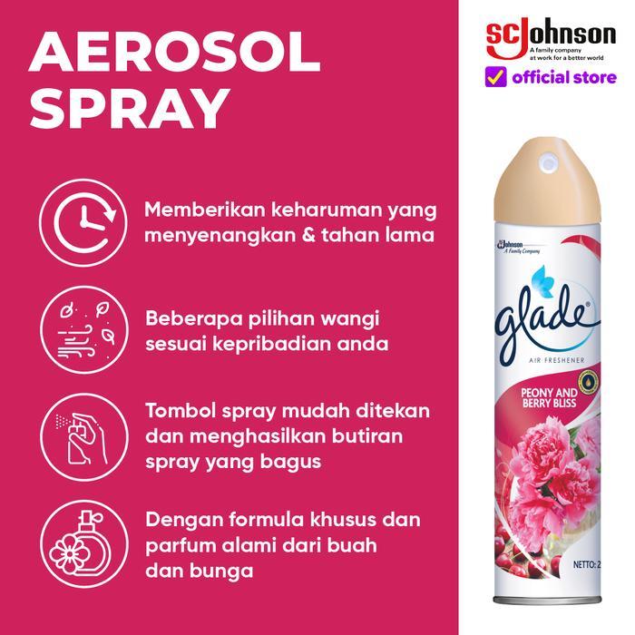 l9to- Glade Aerosol Peony And Berry Bliss 225Ml
