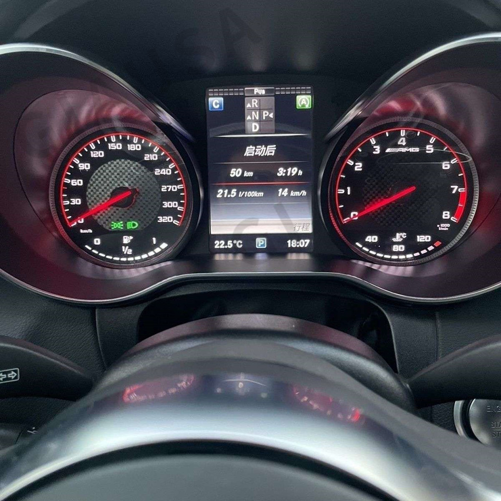 Digital Dashboard Panel Virtual Instrument Cluster Cockpit Lcd Speedometer For Benz C Class W204