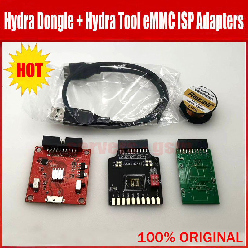 2023 Original Hydra Dongle Tool And Emmc Isp Adapters Tool