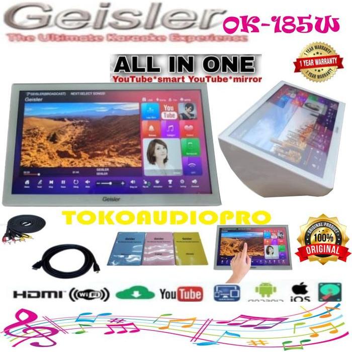 Mesin Karaoke Geisler Ok185W Player Karaoke All In One Geisler Ok-185