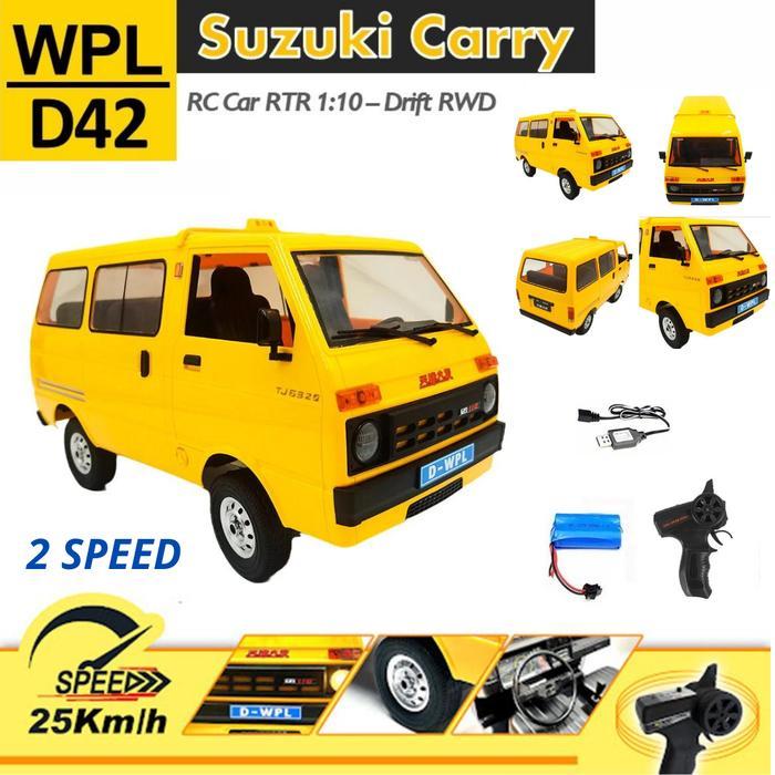 WPL D42 D 42 RC Car Van Daihatsu Hijet Tianjin T110 1/10 RTR