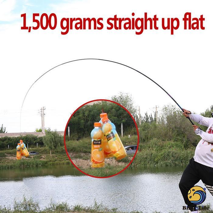 pscgz5- Bingolife Pancing Hantu Tua Klasik Rod Joran Tegek Kaku Tongkat Pancing Ultra Joran