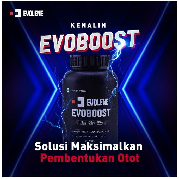 Promo Evolene Evoboost Testo Booster Testoterone (60 Capsule) Termurah