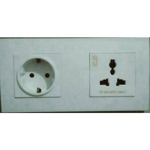 Stop Kontak 2Gang Schneider