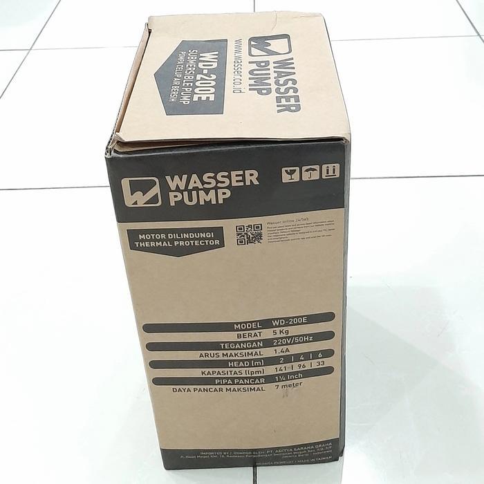 Jual POMPA CELUP WASSER 200WATT WD200E