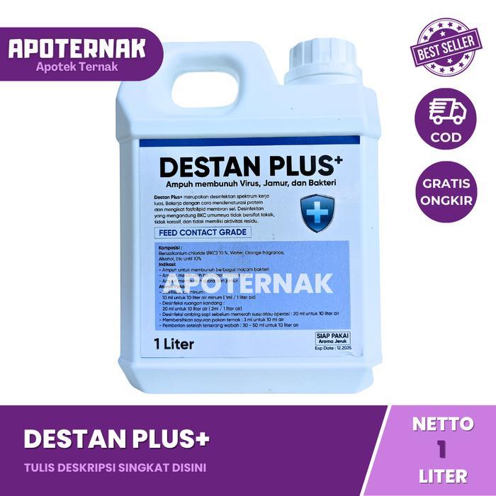 DESTAN PLUS 1 LITER DESINFEKTAN KANDANG DESINFEKTAN AYAM BEBEK SAPI
