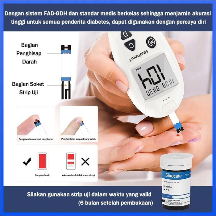 SINOHEART STRIP GULA DARAH SINOCARE STRIP GULA DARAH STIK GULA DARAH SINOHEART CEK GULA DARAH