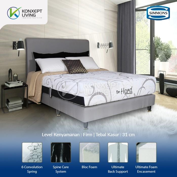 Kasur Simmons Dr Hard Springbed - 180X200 Springbed (Hanya Kasur)