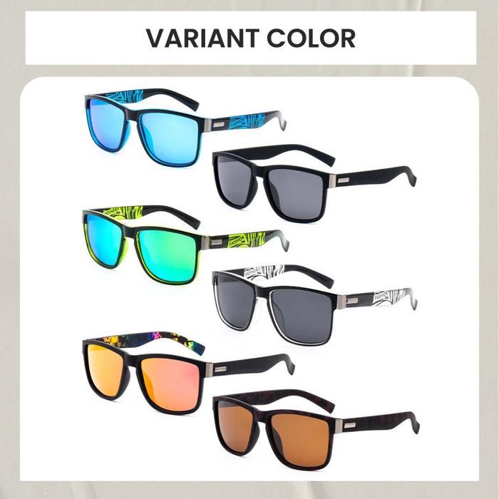 kdgn- Kacamata Hitam Sunglasses Sport Kotak Lensa Polarized Mancing Fashion Kacamata