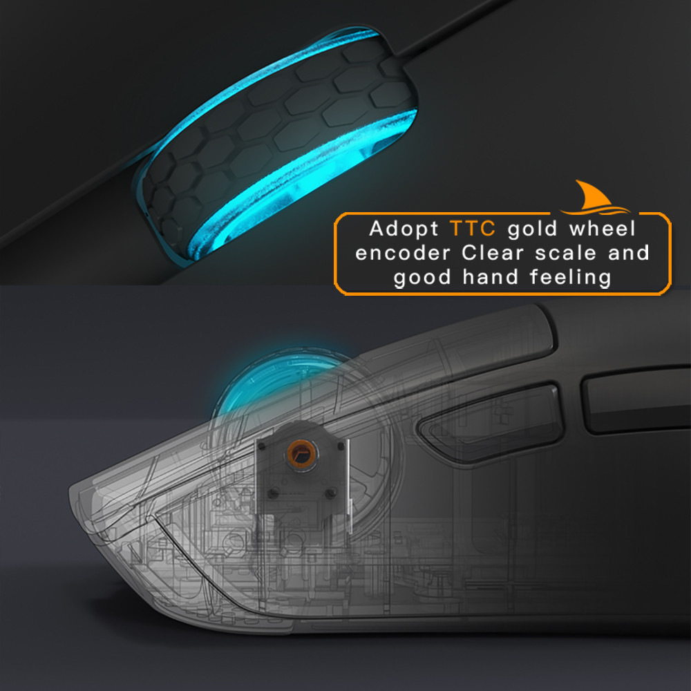 Motospeed Darmoshark M3S Mini 2Khz Wireless Bluetooth E-Sports Gaming