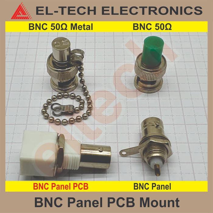 News BNC Female Panel White Di Solder Ke PCB Putih