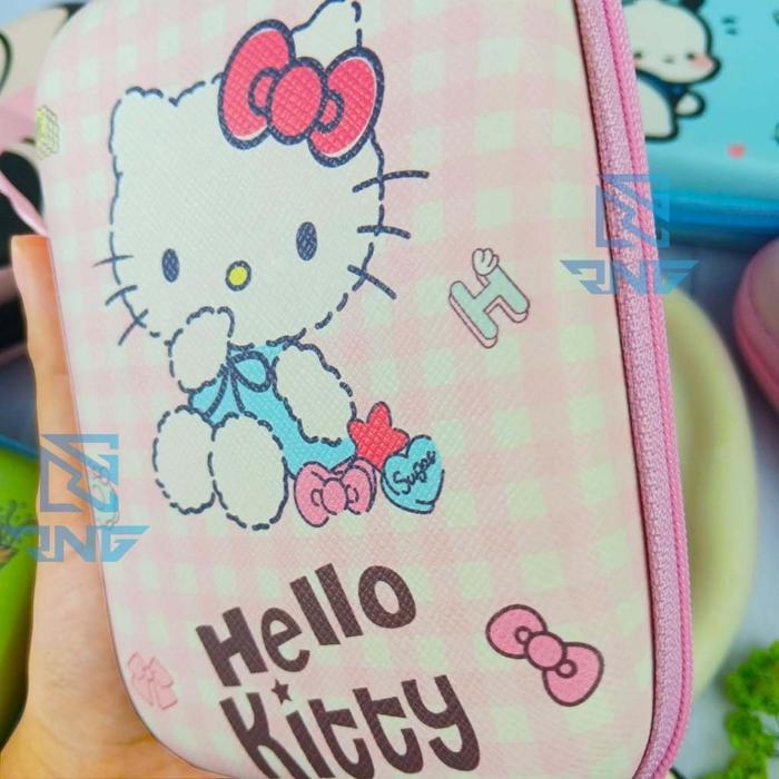 NEWTRIC- Pouch Karakter Jumbo Kuromi Lotso Melody Dompet Penyimpanan Headset Handsfree Charger