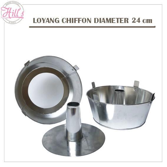 LOYANG CHIFFON DIAMETER 24 cm ALUMINIUM / LOYANG SIFON CHIFON 24cm