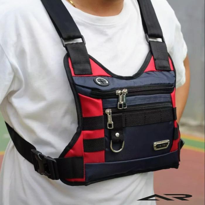 dap Tas Selempang Dada Pria Polo Amstar Chestbag Series USS One Tactical Slingbag Sporty Outdoor