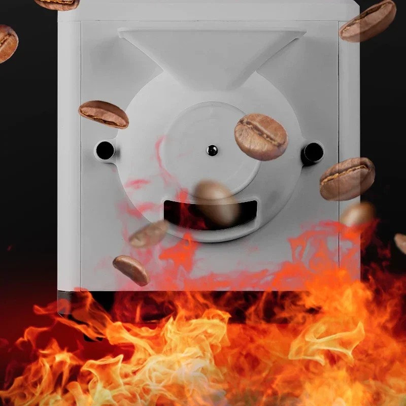 Household 220V Home Coffee Roasting Machineautomatic Coffee Bean Grain Roasting Machinehome Roasting