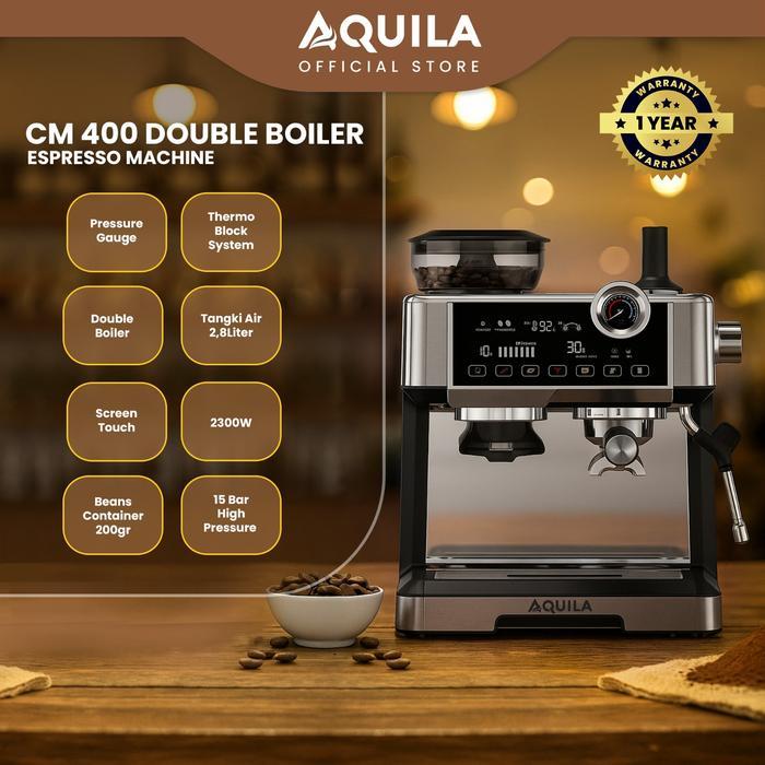 Aquila CM400 Double Boiler Mesin Espresso Machine