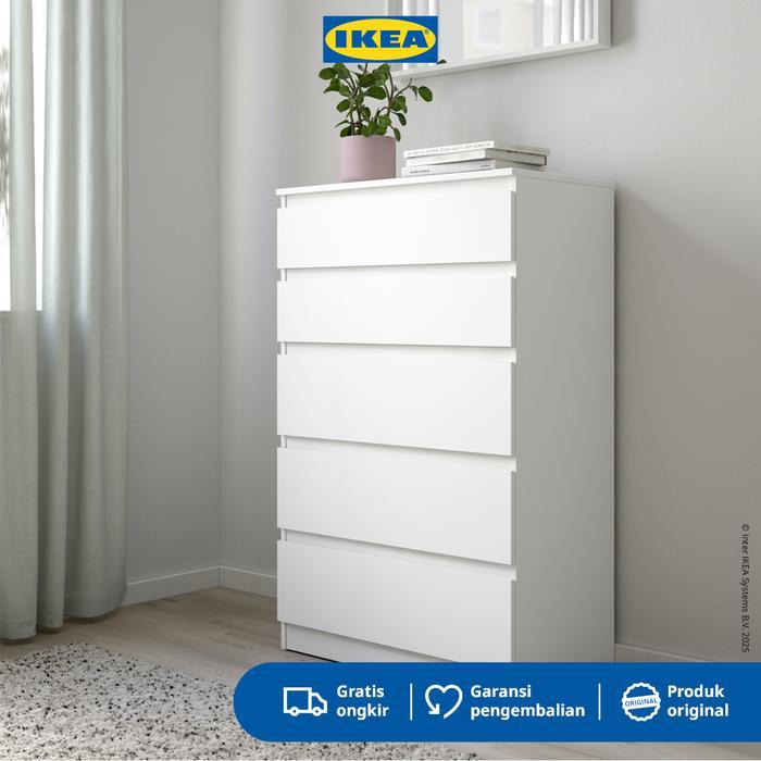 IKEA KULLEN Lemari 5 Laci Putih Minimalis 70x112 cm Furniture