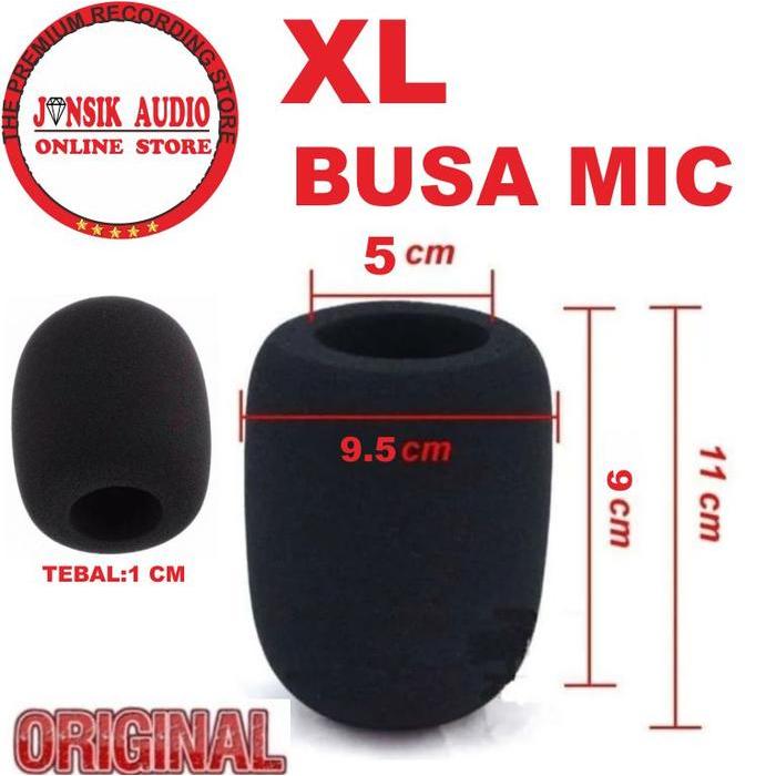 DISKON busa microphone besar busa mic jumbo busa microphone condensor