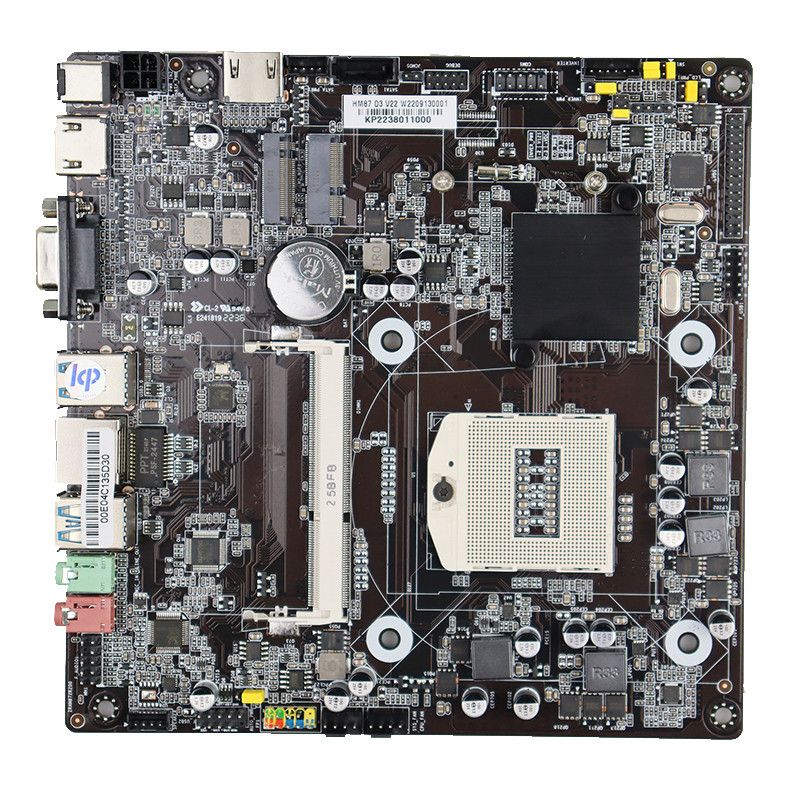 Zillion Hm87 Mini Itx Motherboard Pga947 Ddr3 Support Intel Core