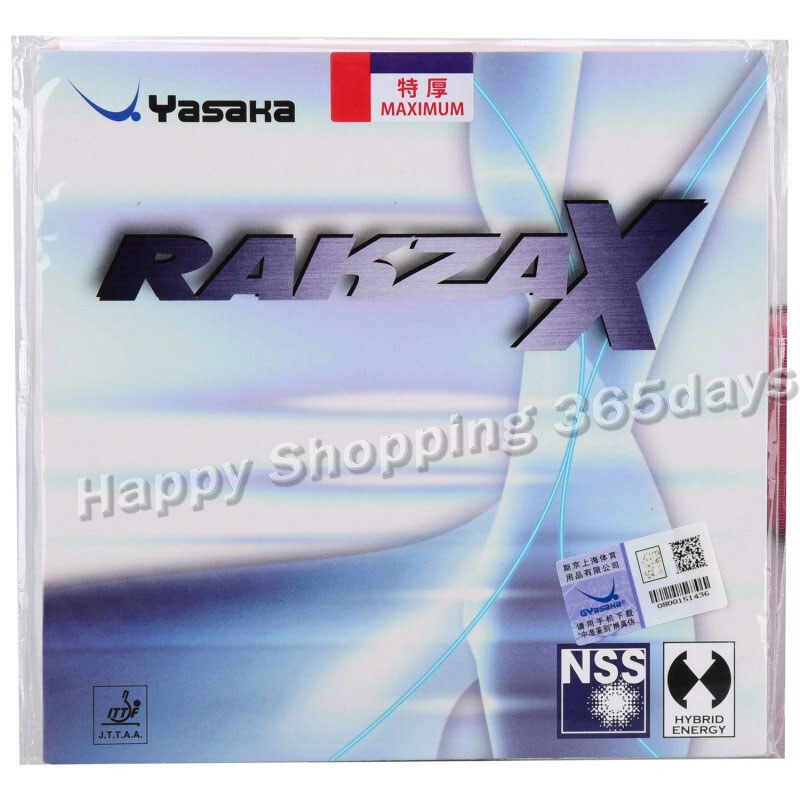 Yasaka Rakza X Soft (Rakzax, Rkx Soft) Table Tennis Rubber Pi-In Yasaka Original Ping Pong Sponge