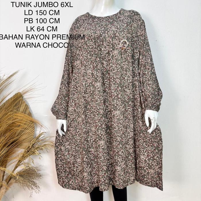 RELIGBANGET- Tunik Atasan Super Jumbo Ld 150 Cm Koleksi Terbaru