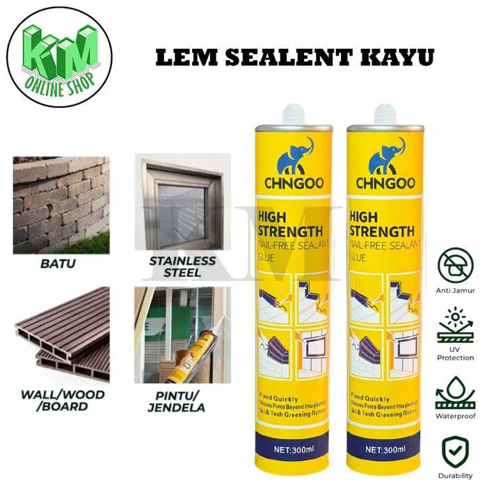 Lem Sealant Kayu Batu High Strength Lem Anti Rayap Lem Botol