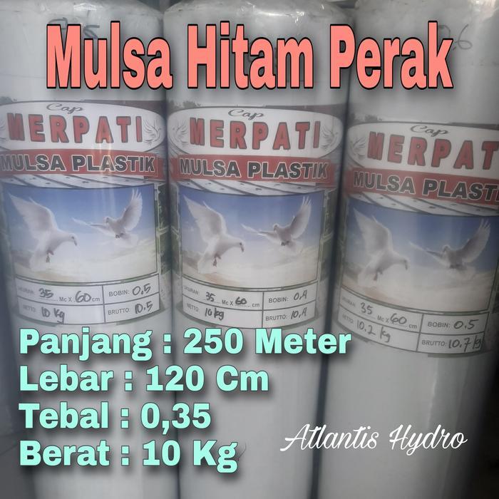 Plastik Mulsa Lebar 1,2 M Panjang 250 M 1 Roll  Tanaman