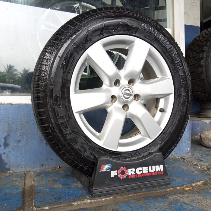 1Paket Velg Dan Ban Mobil Bekas Original Nissan X-Trail Ring16 Laik Pakai