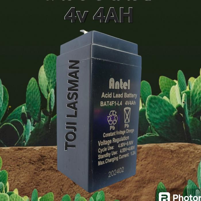 TRONIC- 4V4Ah Aki Accu Batu Baterai Carger Timbangan Buah 4V4Ah 4V4.0Ah 4V