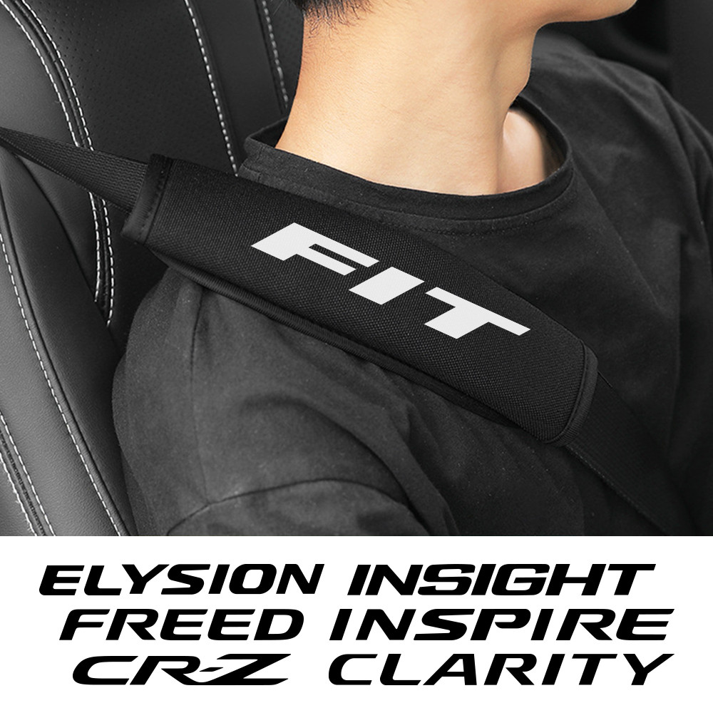 For Honda Freed Fit Elysion Insight Dohc Si Crz Mobilio Legend 2Pcs Auto Seat Belt Cover Safety Stra