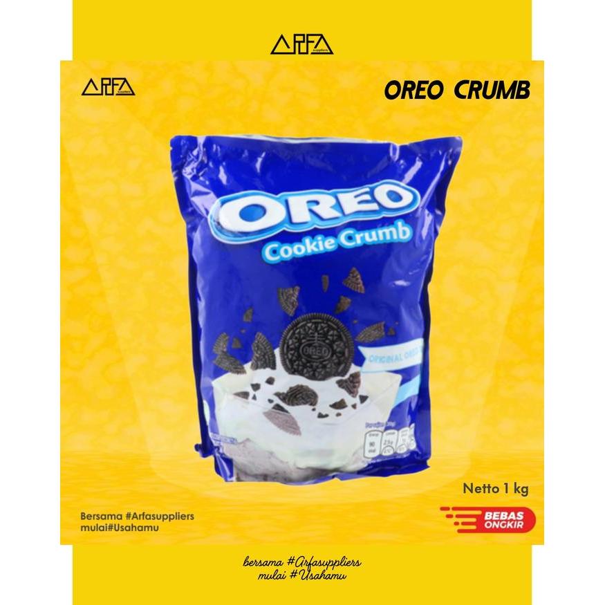 Oreo Cookies Crumb 1 kg Biskuit Oreo Crumb
