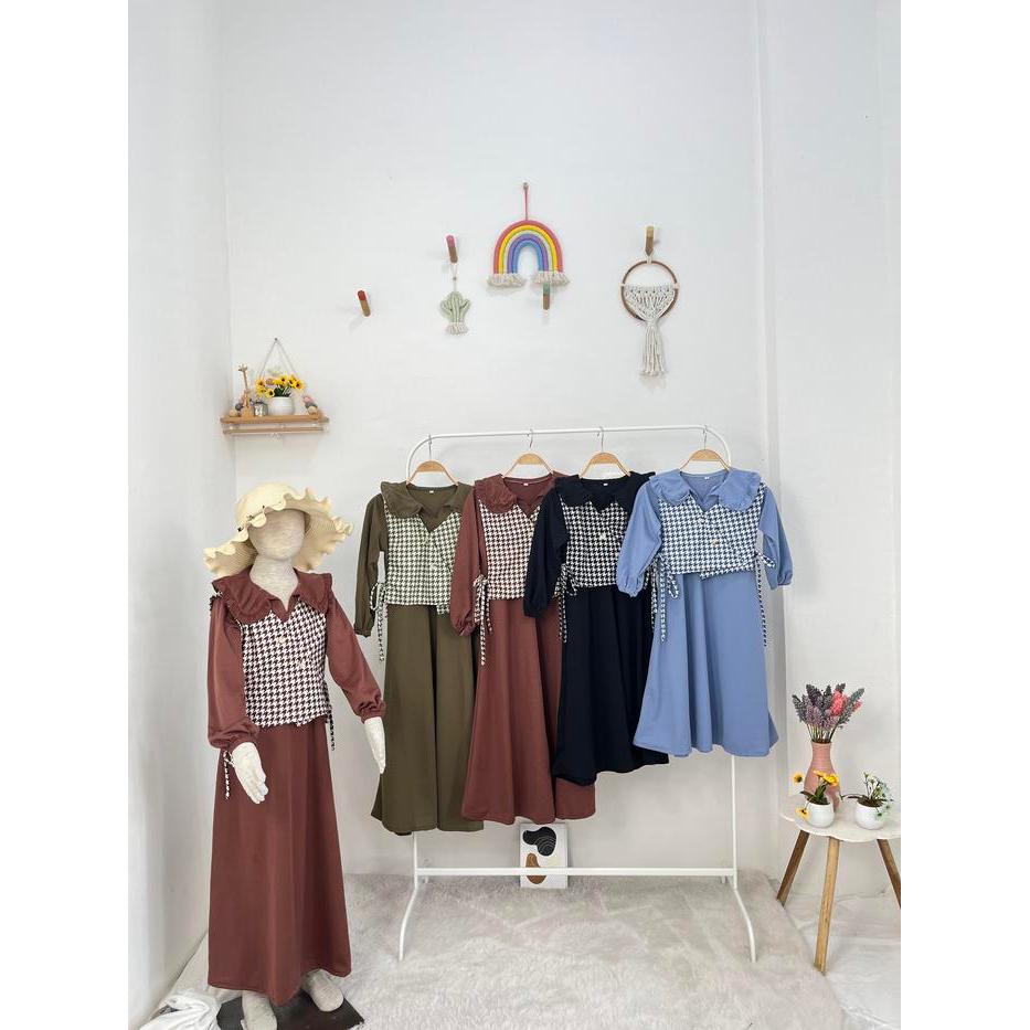 BEST SALE GAMIS SILVIA ROMPI ANAK SMLXL BABY.CLOTH UNTUK UMUR 3-14 TAHUN baju muslim panjang