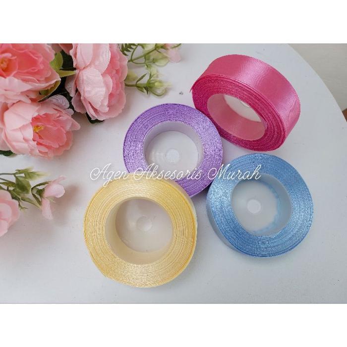 Paket Grosir - Pita Hias Parcel Pita Satin Harga Per roll