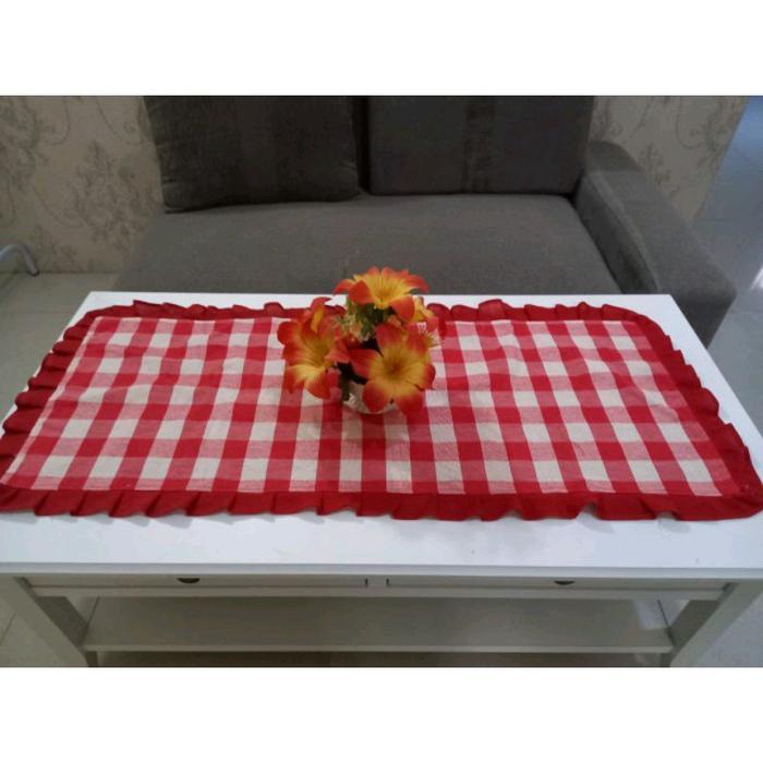 TAPLAK MEJA TAMU KAIN TENUN Linen