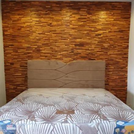 Wall Panel Jati - Wood Panel - Hiasan Dinding Kayu Jati Wallpanel
