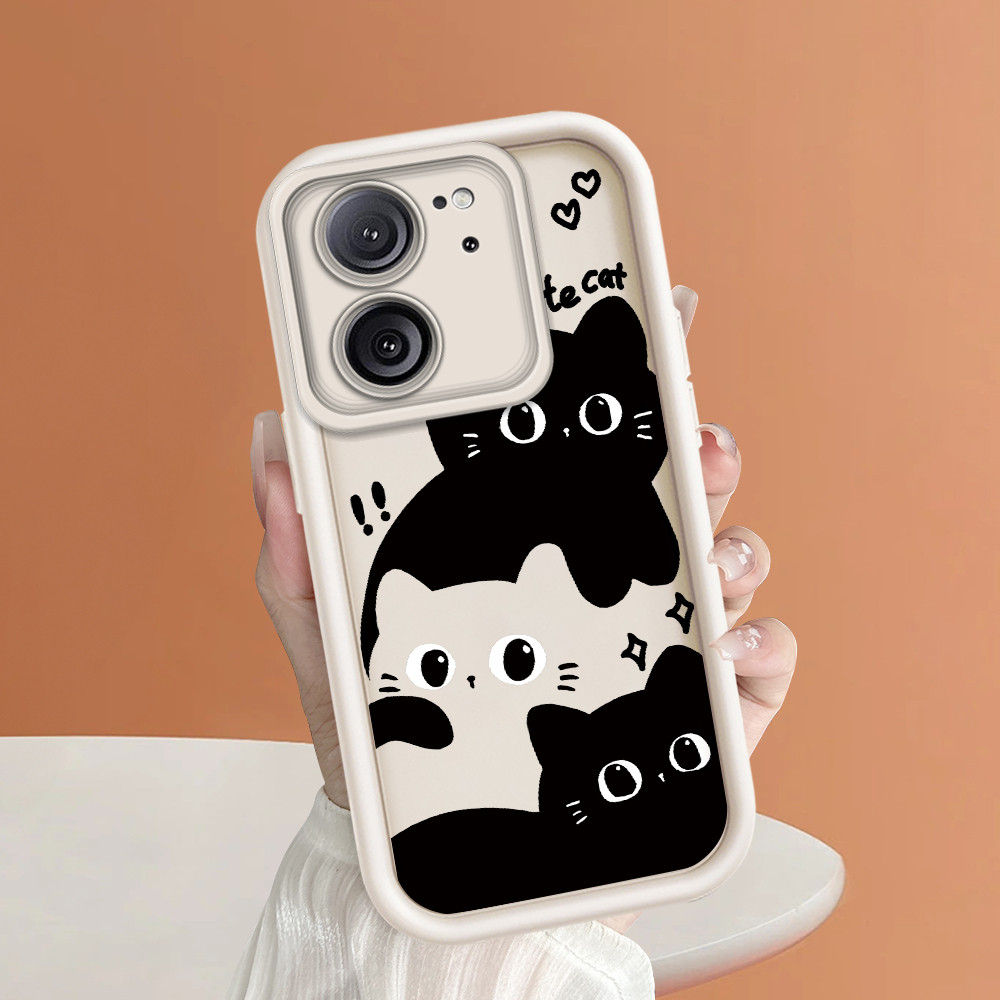 Casing Hp Untuk For Xiaomi Mi 13T Pro Redmi K60 Ultra Silikon Case Cute Cat 2761 TY Terbaru Phone So